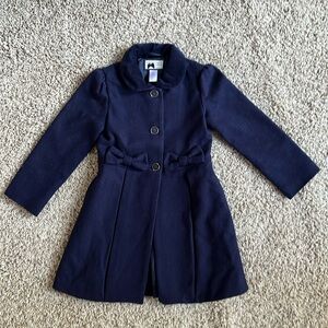 Janie & Jack Collection Navy Coat Size 5